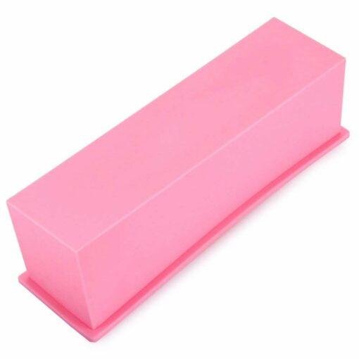Vedini Silicone Rectangle Cake Mould for Homemade Craft Soap Cake Bread JKB-517 - Image 3