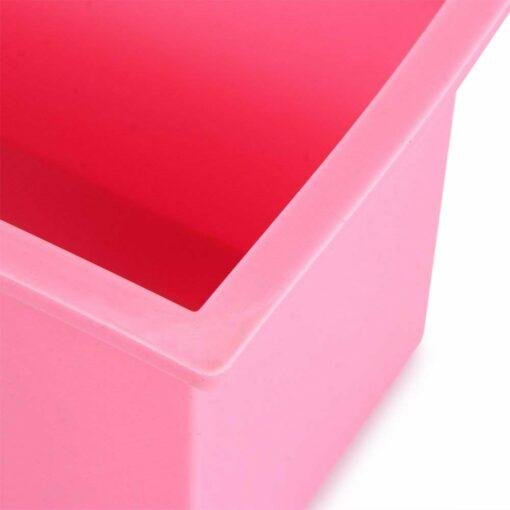 Vedini Silicone Rectangle Cake Mould for Homemade Craft Soap Cake Bread JKB-517 - Image 4