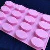 small oval shape soap making mold