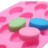 small oval shape soap making mold