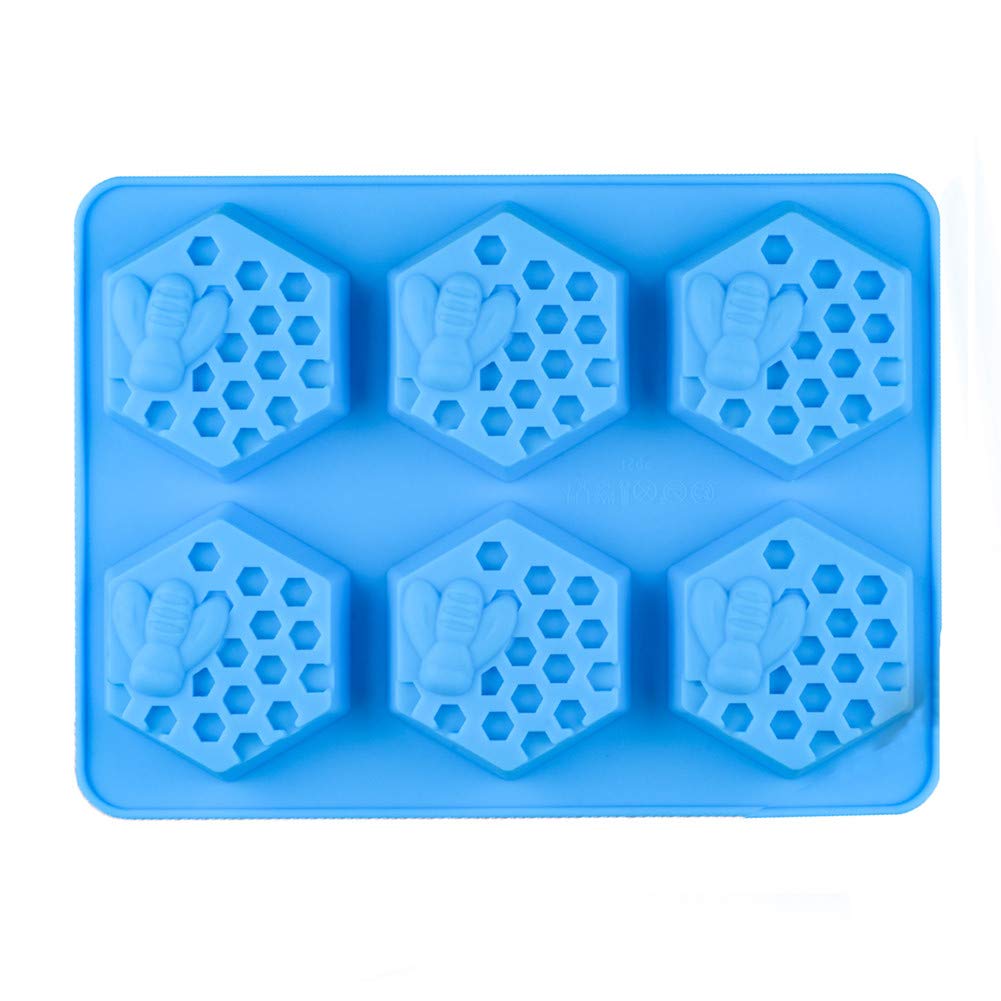 Honeycomb Shape Silicone Ice Cube Molds Icing Silicone Mold Honey Soap  Molds Silicone Molds Soap Mold Baking Pan 19 Cavities Multipurpose Soap  Molds F