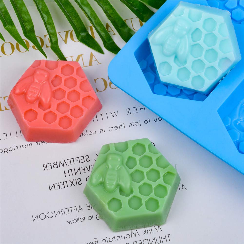 Hexagon Silicone Soap Mold | For Soap Making, Wax Melts, Wax Tarts, and  More 1 pc Mold