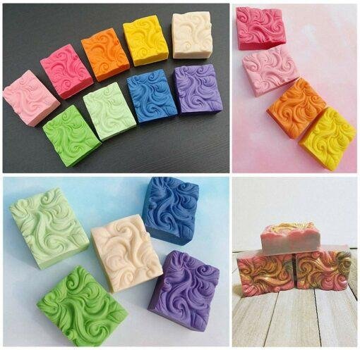 ocean wave silicone soap mold
