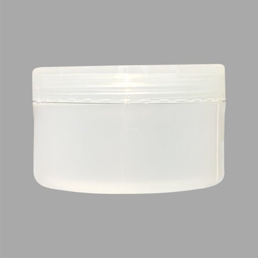 PP jar milky with safety lid and Milky Cap - Image 4