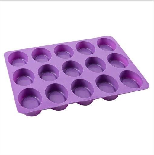 Vedini Silicone 15 Cavity Oval Shaped Handmade Flexible Soap Mold Soap Weight: Approx 50-55 Grams) JKB-348 - Image 5