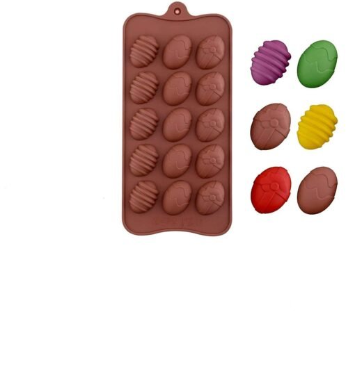 Vedini 15 Egg Shape Chocolate Making Silicone Mold JKB-679 - Image 8