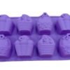 Vedini Cup Cake Making 8 Cavity Silicone Mold