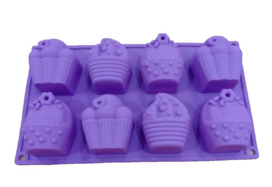 3PCS PURPLE + Blue + Pink 8-Cavity Rectangle Silicone Mould Making Cakes  $22.18 - PicClick AU