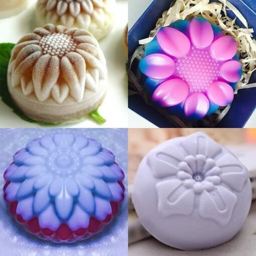 Vedini Flower Shape 6 Cavity Silicone Mold JKB-332 - Image 5