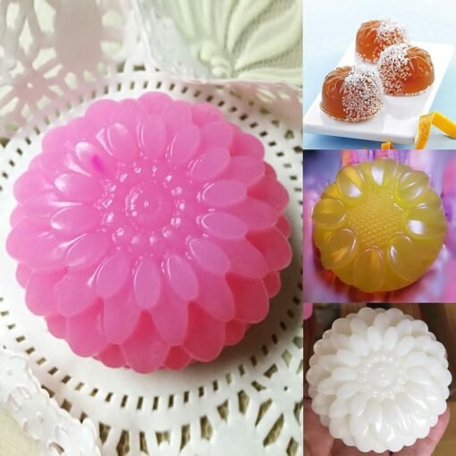 Vedini Flower Shape 6 Cavity Silicone Mold JKB-332 - Image 4
