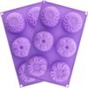 Vedini Flower Shape 6 Cavity Silicone Mold