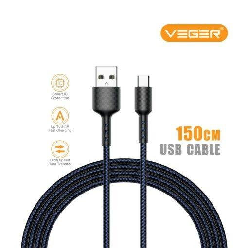 Veger USB Data Cable Charge & Sync Type C - Image 6