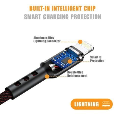 Veger USB Data Cable Charge & Sync Lightning( Iphone, Ipad)dit - Image 3