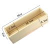 Premium Wooden Rectangle Soap Mold 28cm Natural Pine Wood Loaf Mold for Handmade Cold Process Soap Making