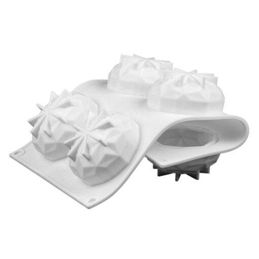 Vedini Round 6 Holes Gear Mousse Silicone Mold Handmade Soap Mold Bath Bomb Mold Sugarcraft Soap Making Supplies Chocolate Mold JKB-192 - Image 4