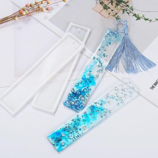 Vedini Bookmark Resin Mold DIY Rectangular Design Resin Art Mold Epoxy Mold(Set of 1) JKB-820 - Image 6