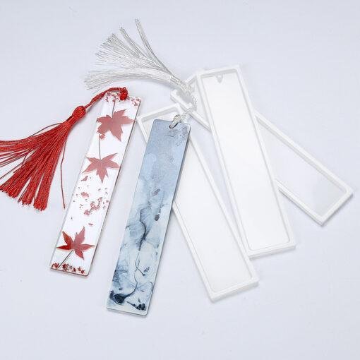 Vedini Bookmark Resin Mold DIY Rectangular Design Resin Art Mold Epoxy Mold(Set of 1) JKB-820 - Image 4