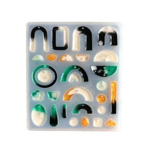 Vedini Earring Epoxy Mold Fashion Earring Resin Mold Jewelry Pendant Silicone Mold JKB-819 - Image 5