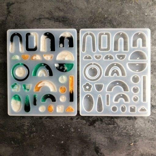 Vedini Earring Epoxy Mold Fashion Earring Resin Mold Jewelry Pendant Silicone Mold JKB-819 - Image 3