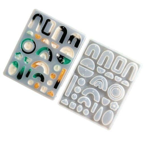Vedini Earring Epoxy Mold Fashion Earring Resin Mold Jewelry Pendant Silicone Mold JKB-819 - Image 2