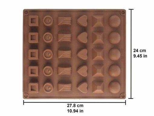 Vedini 30 cavity Random Silicone Chocolate Mould, (3-6 gm appox) JKB-662 - Image 5