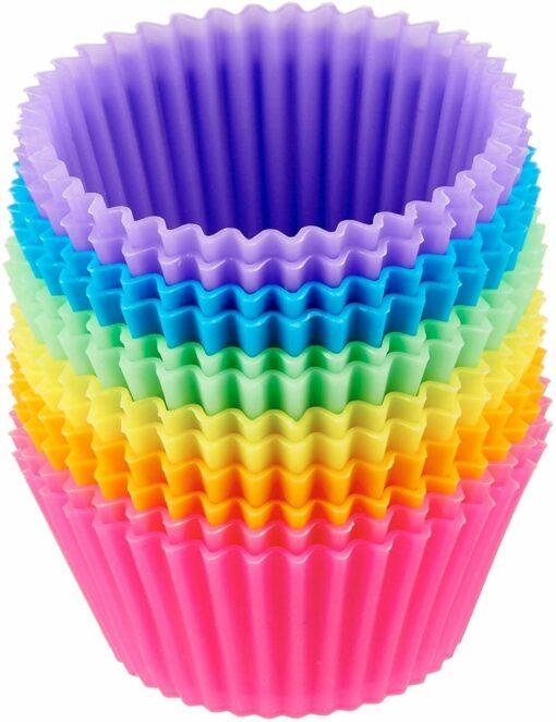 Silicone 12 Pieces round Moulds