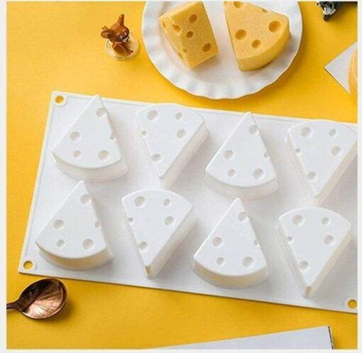Vedini 3D 8 Cavity Cheese Shape Muffin Molds Entremet Cake Mold Mousse Mold JKB-644 - Image 4