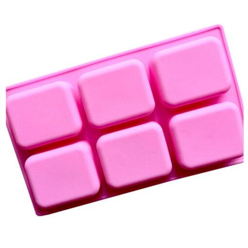 Vedini 6 cavity cuboids soap silicone mold JKB-320 (Appox 80ml) - Image 3