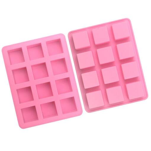 Vedini 12 cavity square shape silicon chocolate Molds (Appox 15-20gm) JKB-653 - Image 4