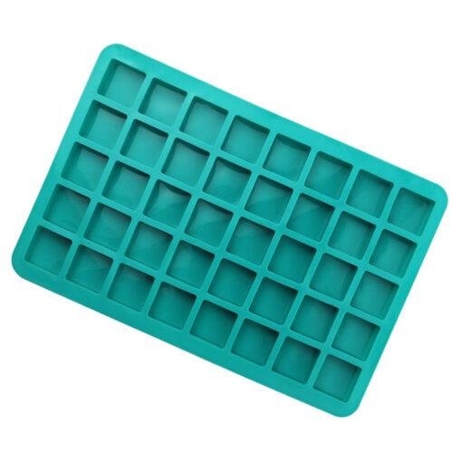Vedini 40 cavity Nicole Square Rectangle Shape silicon resin mold, silicon chocolate moulds(APPOX 10-15GM) JKB-649 - Image 4