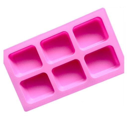 Vedini 6 cavity cuboids soap silicone mold JKB-320 (Appox 80ml) - Image 2