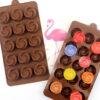 15 Hole Swirl Silicon Mold
