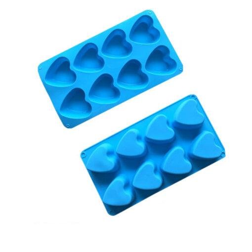 Vedini 8 Holes Heart Shape silicone cake mold JKB-317 - Image 2