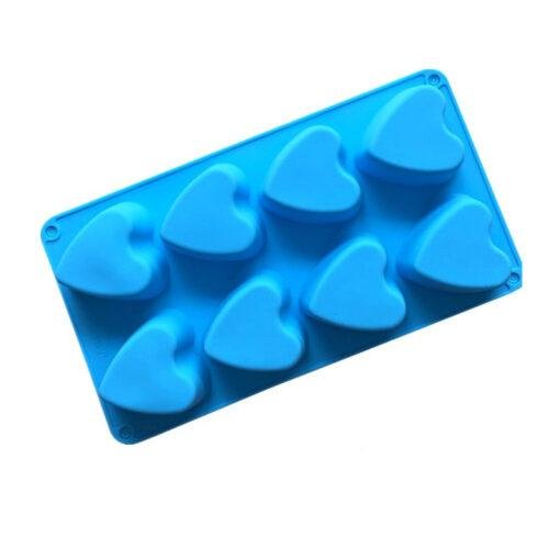 Vedini 8 Holes Heart Shape silicone cake mold JKB-317 - Image 3