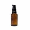 Glass Amber Serum Pump Bottle