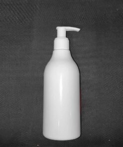 Vedini Round White Bottle with Pump 300ML - White Pump