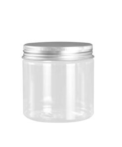 Vedini 200 ml Plastic Jar New Design(63mm neck) - Silver Cap