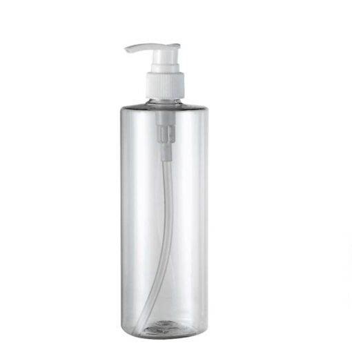 Clear Bottle With Pump on off