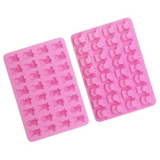 Vedini 32 Cav MINI Peppa Pig Silicone Jelly Chocolate Cake Mould JKB-637 - Image 6