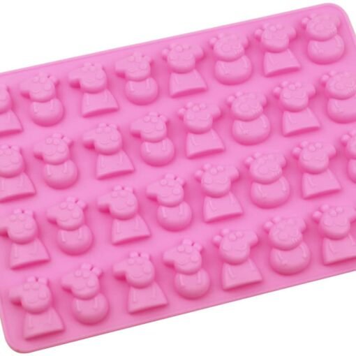 Vedini 32 Cav MINI Peppa Pig Silicone Jelly Chocolate Cake Mould JKB-637 - Image 5