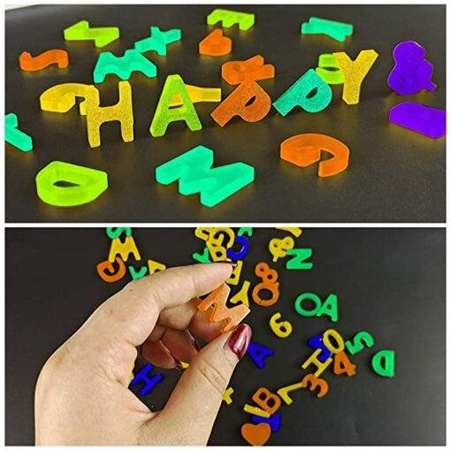 Vedini Crystal Epoxy A to Z Alphabets and abcd Mould 26 English Alphanumeric Moulds(Set of 2) JKB-812 - Image 5