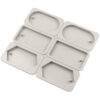 Vedini 2 round 2 square 2 diamond silicone aromatherapy wax mold3