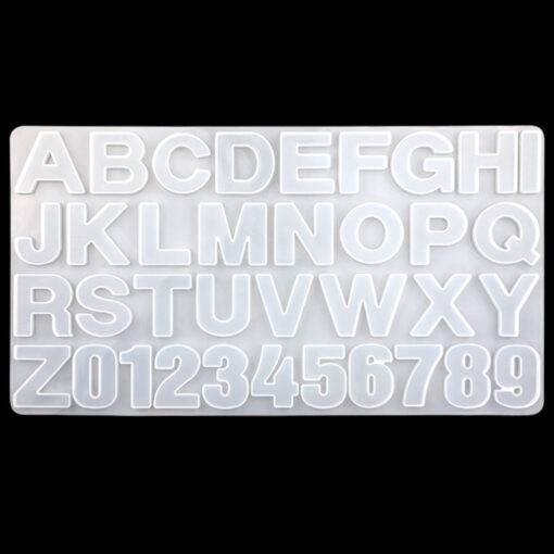 Vedini 26 alphanumeric silicone chocolate mold