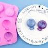 Vedini 4 cat head silicone cake mold3