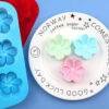 Vedini 6 even gardenia frangipani silicone cake mold2