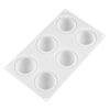 Vedini 6 with oblique edge flat round mousse silicone mold1