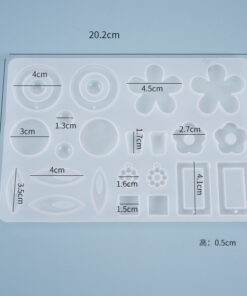 Vedini earring pendant flower pendant homemade jewelry pendant silicone mold1