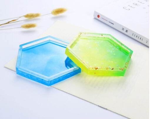 Vedini Foreign Trade Silicone Flower Pot Base Tea Coaster Crystal Epoxy DIY Mold 815 - Image 3