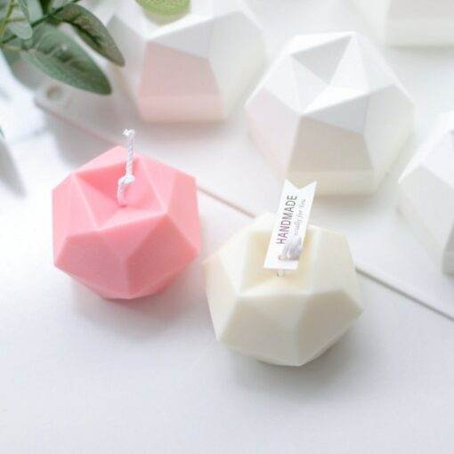 Vedini 8 Cavity Multilateral Diamond Cube Mold-Food Grade Material Baking Mould-Aromatherapy plaster Tools-Epoxy Mold-Candle Making Mold JKB-178 - Image 2