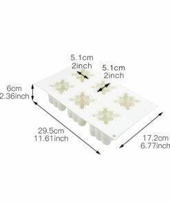 Vedini 6 cavity ball magic cube candle silicone mold  Cavity JKB-193 (Dented) (Dented)  No Return - Heavy 360gm mould Big